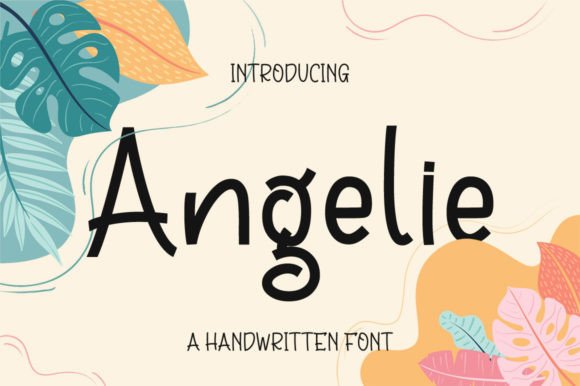 Angelie: A Handwritten Font That Brings Personality to Editorial Design