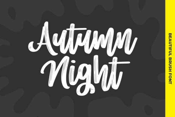 Autumn Night: A Natural Handwriting Font for Thoughtful Editorial Design