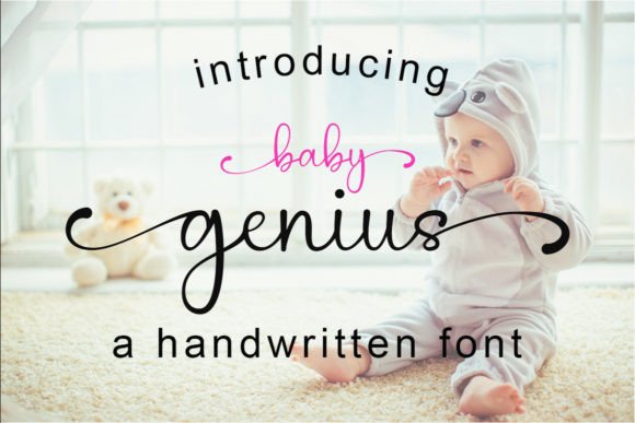 Baby Genius: A Handwritten Script Font That Elevates Web Design