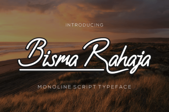 Bismarahaja: A Handwritten Font That Elevates Modern Branding