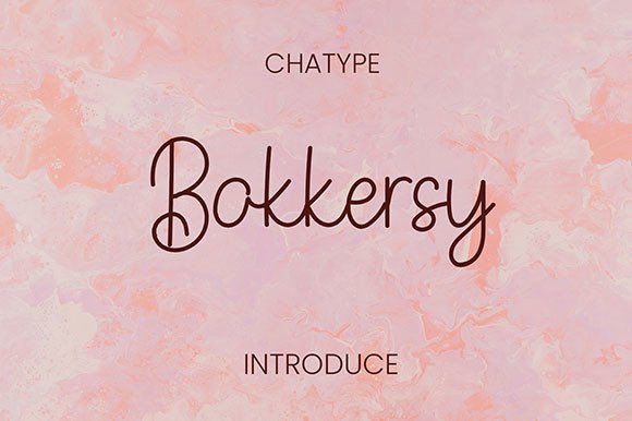 Bokkersy: A Handwritten Script Font for Modern Web Design