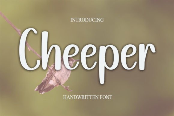 Cheeper: A Modern Handwritten Font for Digital Designers