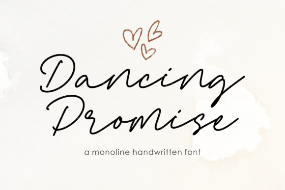 Dancing Promise: A Monoline Handwritten Font for Modern Web Design