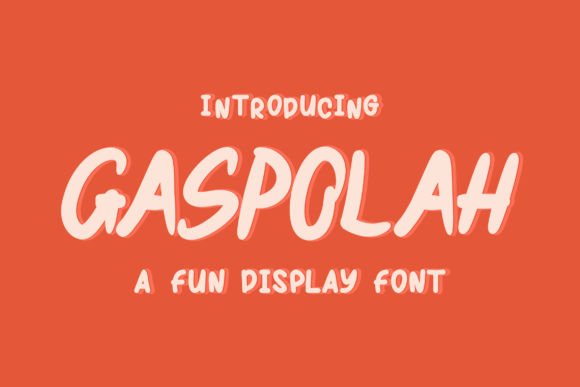 Gaspolah: A Handwritten Font That Elevates Modern Editorial Design