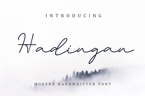 Hadingan: A Script Font That Elevates Brand Campaigns with Style and Clarity