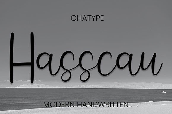 Hasscau: A Handwritten Font That Brings Personality to Brand Design