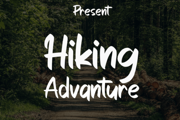 Hiking Advanture: A Modern Script Typeface for Elegant Web Design