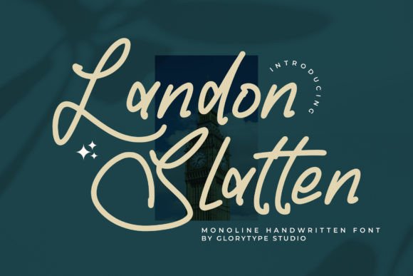 Landon Slatten: A Monoline Handwritten Font for Modern Branding