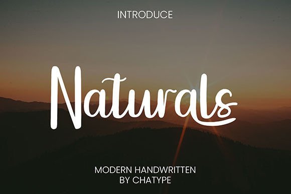 Naturals: A Handwritten Font That Brings Warmth to Every Maker’s Project
