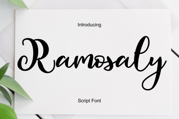 Ramosaly: The Handwritten Font That Elevates Editorial Design