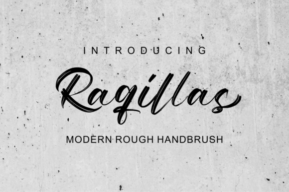 Raqillas: A Modern Rough Handwritten Font for Crafters and Sellers