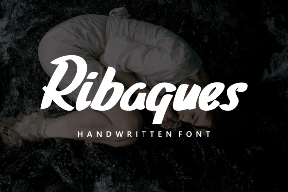 Ribaques: A Bold Handwritten Font for Crafters and Product Designers