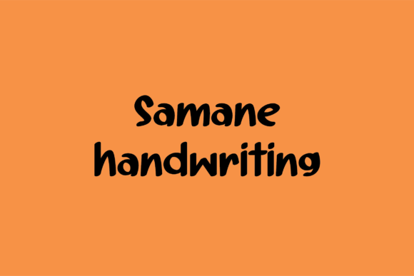 Samane: A Whimsical Handwritten Font for Makers and Creative Sellers