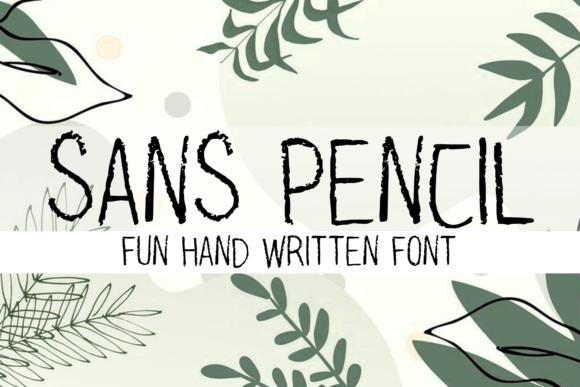 Sans Pencil: A Handwritten Font for Editorial Charm and Digital Appeal