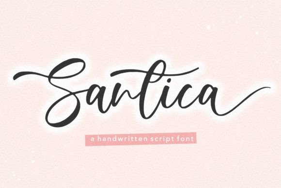 Santica: A Handwritten Font That Elevates Digital Branding