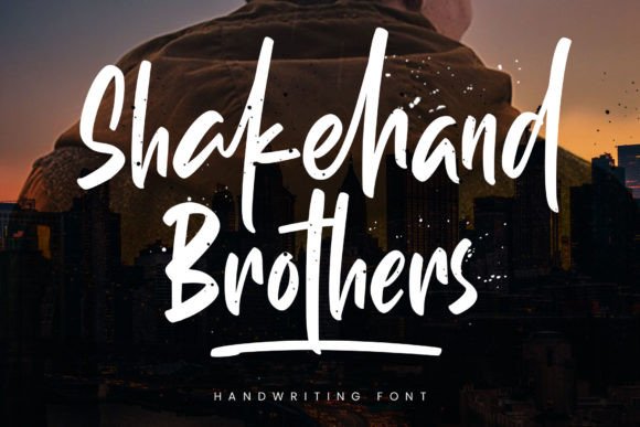 Shakehand Brothers: A Playful Handwritten Font That Elevates Small Business Branding