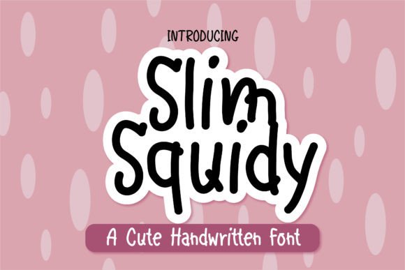 Slim Squidy: A Fresh Script Font for Polished Branding