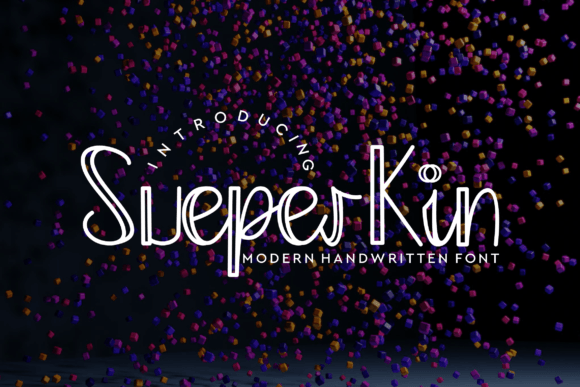 Sueperkin: A Playful Script Font for Modern Editorial Design