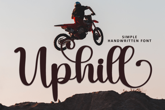 Uphill: A Stylish Handwritten Font for Modern Web Design Projects