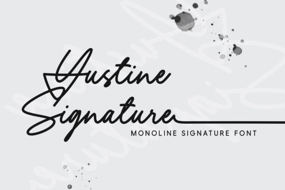 Yustine Signature: Bringing Elegance to a Café Brand with a Signature Script Font